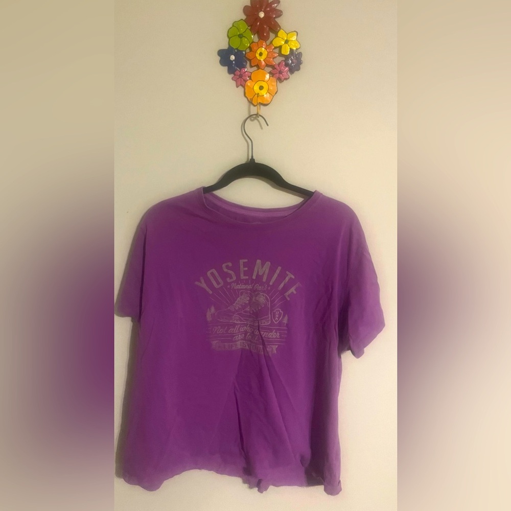 XL Purple Yosemite t-shirt